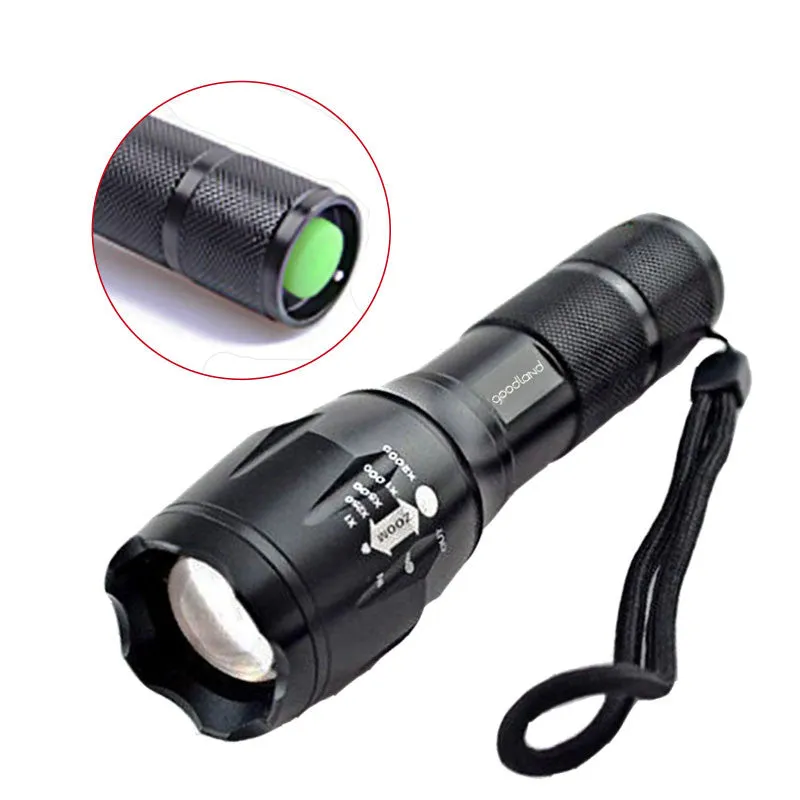 Zoomable Waterproof LED Flashlight